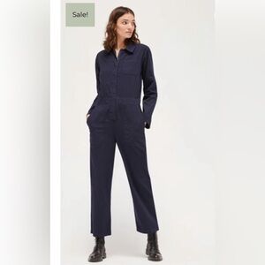 LACAUSA Medium Phoenix Jumpsuit Navy